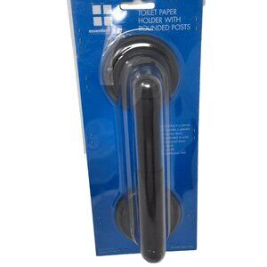 Essential Home Design House  Toilet Paper Holder With Rounded Post